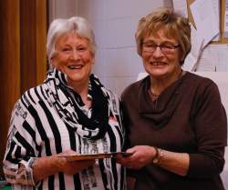2 Liz Chapman with judge Erin Brown